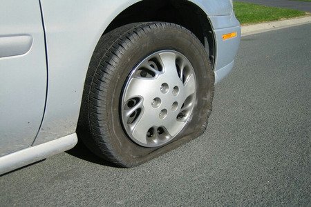 flat tire